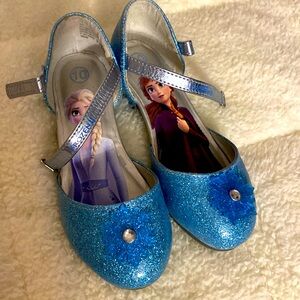 Toddler girls frozen heel shoes